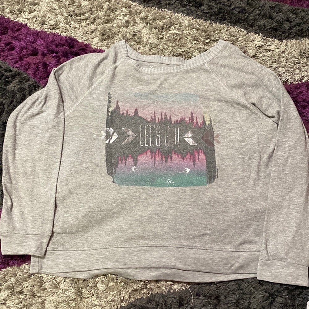 American eagle XL gray sweater
